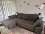 Musterring loungebank grijs 3-zits 4-zits bank sofa, 250 tot 300 cm, Gebruikt, Stof, Ophalen of Verzenden