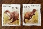 Litouwen 2015 - Dieren (Otter & Europese nerts) - Postfris, Ophalen of Verzenden, Postfris