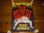 Oude protestposter Olie Boycot Zuid Afrika , Shell, Verzamelen, Gebruikt, Ophalen of Verzenden, Overige onderwerpen