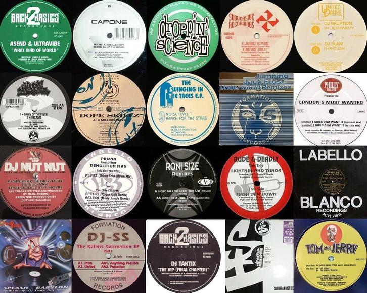 Gezocht: Jungle / drum & bass vinyl collecties!!, Cd's en Dvd's, Vinyl | Dance en House, Gebruikt, Drum and bass, Ophalen
