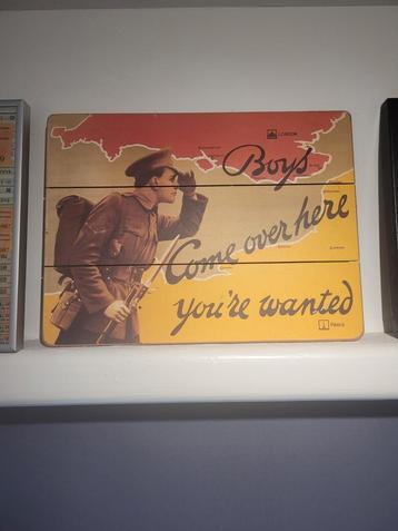 Replica bord Eerste Wereldoorlog beschikbaar voor biedingen