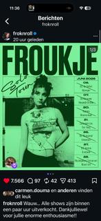 gezocht froukje tickets nijmegen, Twee personen