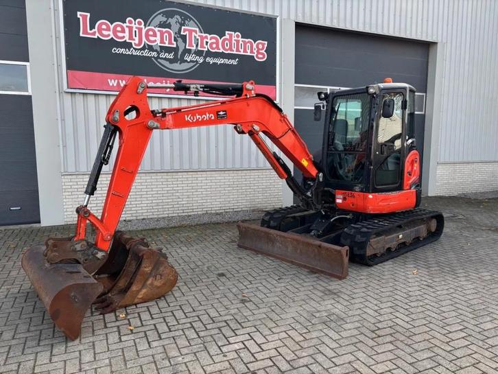 Kubota U48-4 Mini excavator, 2016 year ! (bj 2016), Zakelijke goederen, Machines en Bouw | Kranen en Graafmachines, Graafmachine