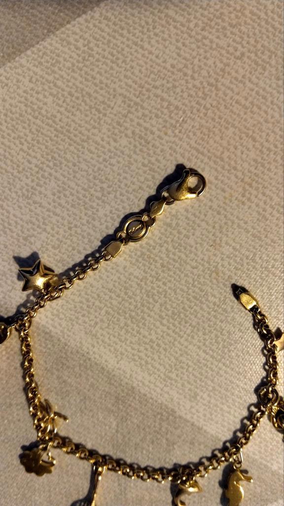 18 karaat echte gouden armband orginele goud merk  zie foto,, Sieraden, Tassen en Uiterlijk, Armbanden, Nieuw, Goud, Ophalen of Verzenden