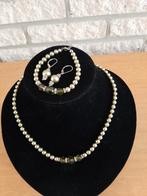 Compleet vintage set van Atelier MHH., Sieraden, Tassen en Uiterlijk, Kettingen, Ophalen of Verzenden, Zo goed als nieuw, Zilver
