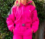 Roze Retro Skipak S/M, Kleding | Dames, Wintersportkleding, Maat 38/40 (M), SnowKool, Verzenden, Gedragen