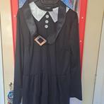 Wednesday addams jurk met pruik, Carnaval, Maat 42/44 (L), Ophalen of Verzenden, Zo goed als nieuw