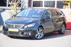 Peugeot 308 SW 1.5 BlueHDi Blue Lease Premium 2018 Navigatie, Auto's, Voorwielaandrijving, Gebruikt, 4 cilinders, Zwart