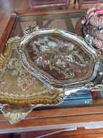 Brocante Florentijnse Dienblad kerst Italiaanse, Ophalen of Verzenden