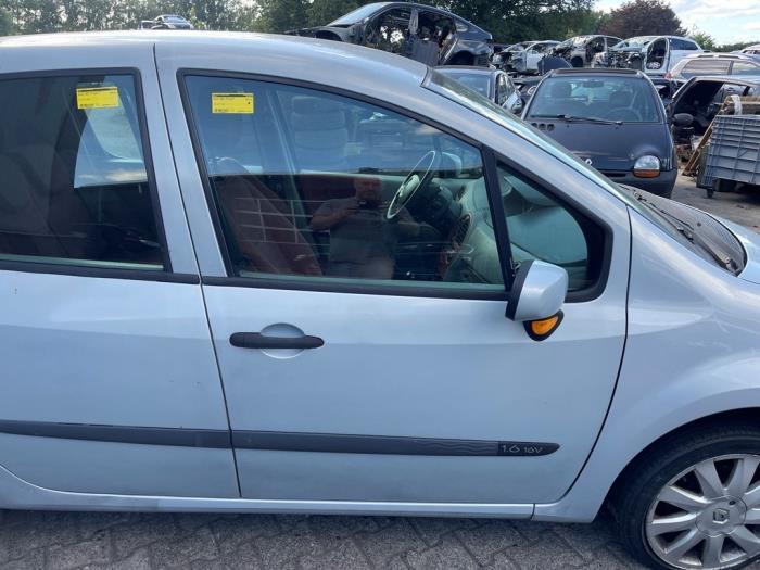 Portier 4Deurs rechts-voor van een Renault Modus (MV632), Auto-onderdelen, Carrosserie en Plaatwerk, Deur, Renault, Gebruikt, 3 maanden garantie