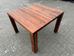 Bert Plantagie Stripe eettafel Noten hout Design Tafel 100, Nieuw, Ophalen of Verzenden, Vier personen, Bert Plantagie