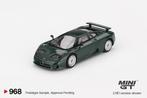 Jsn Mini GT 1:64 Bugatti EB110 GT Verde Scuro 1995 LHD, -, Nieuw, Ophalen of Verzenden, -