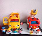 Little People schoolbus, brandweerauto, geluid, 6 poppetjes, Kinderen en Baby's, Speelgoed | Fisher-Price, Ophalen of Verzenden