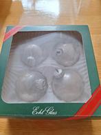 Doosje met 3 kerstballen, Diversen, Kerst, Gebruikt, Original Thüringer christbaumschmuck, Onbekend, Ophalen of Verzenden