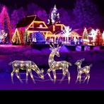 Geweldige 3 delige verlichte grote herten famillie, Diversen, Kerst, Ophalen of Verzenden, Nieuw
