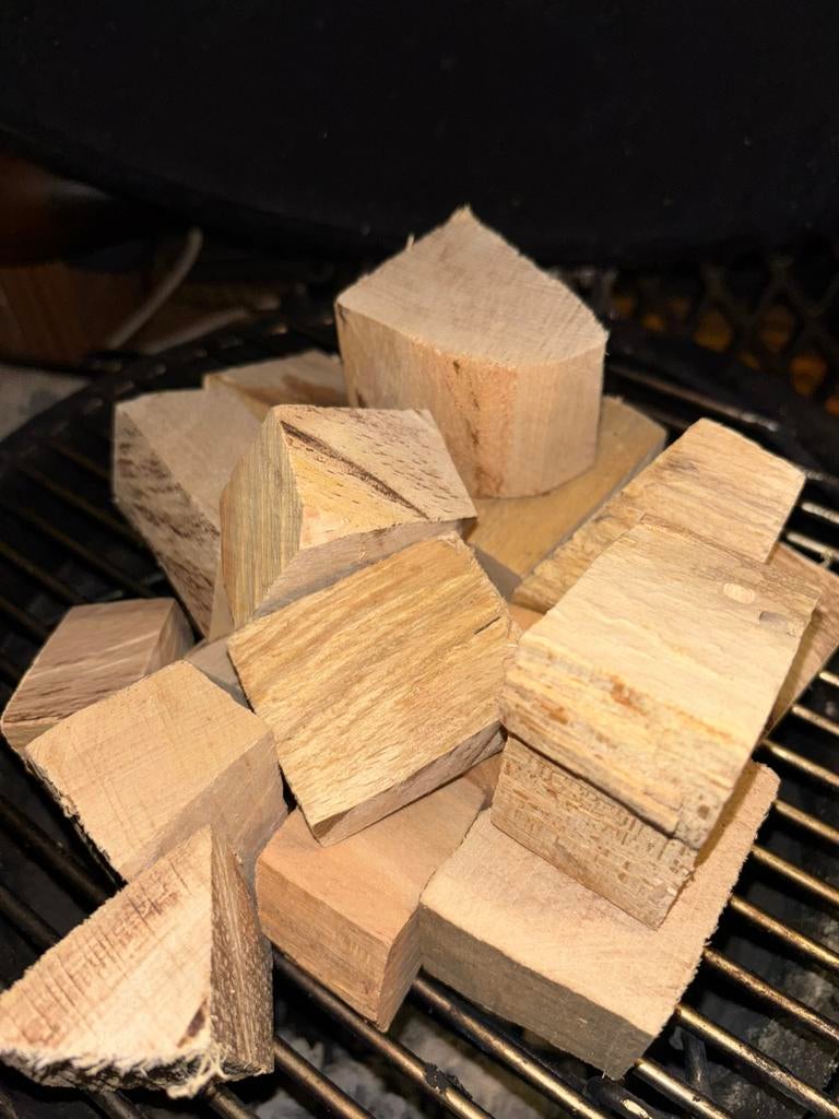 Beuken rookhout chunks, Tuin en Terras, Houtskoolbarbecues, Ophalen of Verzenden, Nieuw