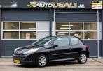 Peugeot 206 + 1.4 XS EERSTE EIGENAAR LAGE KM STAND AIRCO, Auto's, Voorwielaandrijving, Metallic lak, 4 cilinders, Zwart
