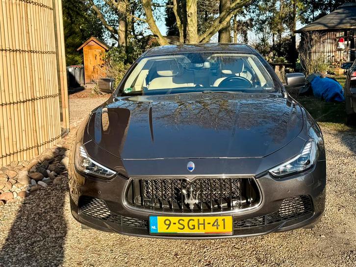 Maserati Ghibli S 411PK NL Auto Franco o.h.Topstaat NAP✅, Auto's, Maserati, Particulier, Ghibli, ABS, Achteruitrijcamera, Adaptieve lichten