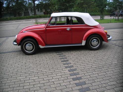 VW KEVER  1302  1500 KARMANN     ORIGINELE CABRIOLET, Auto's, Oldtimers, Particulier, Lederen bekleding, Metallic lak, Open dak