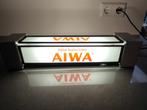 Aiwa reclame lamp 41 x 9 x 9 cm, Verzamelen, Ophalen, Gebruikt, Lichtbak of (neon) lamp