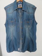 Gilet van dunne Spijkerstof Denim Maat M Dames of heren, Ophalen of Verzenden, Maat 48/50 (M), Blauw