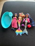 Mermaid Barbies met zwembad en glijbaan, Ophalen of Verzenden, Gebruikt, Barbie