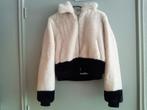 Pull & Bear faux fur jas, Wit, Ophalen of Verzenden, Gedragen, Maat 36 (S)