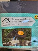 5x5x5 antraciet schaduwdriehoek, Tuin en Terras, Ophalen, Nieuw