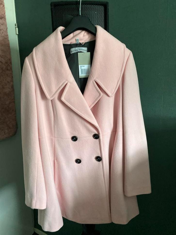 Ashley Brooke Mantel - Nieuw - Zacht Roze, Kleding | Dames, Jassen | Winter, Nieuw, Maat 42/44 (L), Roze, Ophalen of Verzenden