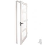 Binnendeur met Kozijn stomp met glas Kant-en-klaar, Niet ingevuld, 80 tot 100 cm, Binnendeur, Niet ingevuld