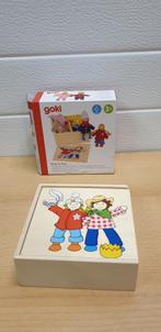 -	Goki birte en ben in houten box, Verzamelen, Speelgoed, Ophalen of Verzenden