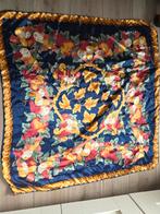 Vintage Sjaal met Print, Kleding | Dames, Mutsen, Sjaals en Handschoenen, Onbekend, Ophalen of Verzenden, Gedragen, Sjaal