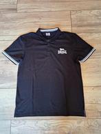 Poloshirt by Lonsdale, black and white, size XL, Kleding | Heren, Polo's, Zwart, Maat 56/58 (XL), Lonsdale, Ophalen of Verzenden