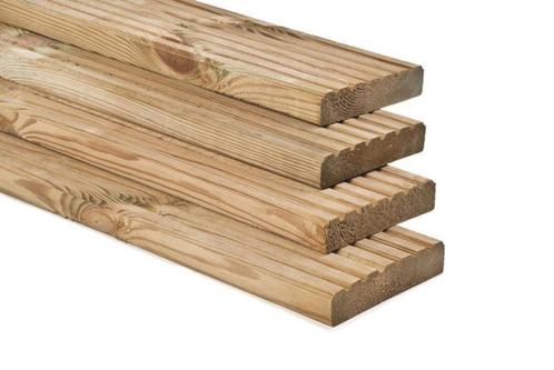 vlonderplank 4m geimpregneerd, Tuin en Terras, Terrasdelen en Vlonders, Nieuw, Hout, Ophalen of Verzenden