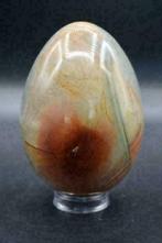 Grote Polychroom Jaspis ei, Verzamelen, Mineralen en Fossielen, Ophalen of Verzenden, Mineraal