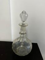 Antieke Glazen Karaf, Antiek en Kunst, Ophalen of Verzenden