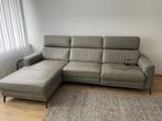 Lederen hoekbank met elektrische relaxfunctie – goede staat, Ophalen, 250 tot 300 cm, Gebruikt, 100 tot 125 cm