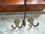 3 koperen kapstokhaken., Antiek en Kunst, Ophalen of Verzenden, Koper