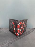 Gucci GG Supreme Card Holder, Sieraden, Tassen en Uiterlijk, Portemonnees, Ophalen of Verzenden, Zo goed als nieuw, Zwart, Leer