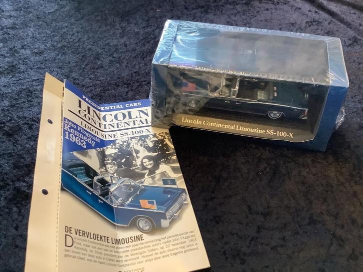 Lincoln Continental Limousine SS-100-X (Jf Kennedy), Hobby en Vrije tijd, Modelauto's | 1:43, Nieuw, Auto, Overige merken, Ophalen of Verzenden