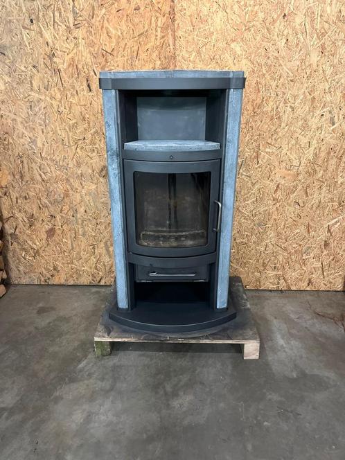 24104 Zware speksteenkachel bk Topas🔥 8kw, Huis en Inrichting, Kachels, Gebruikt, Vrijstaand, Houtkachel, Hout, Ophalen