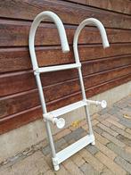 Aluminium Zwemtrap 3 Treden, Opvouwbaar, Watersport en Boten, Ophalen, Zo goed als nieuw, Overige typen, Zeilboot of Motorboot