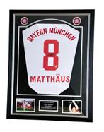 Lothar Mathäus1987 Bayern München Gesigneerd Ingelijst Shirt, Buitenlandse clubs, Sportmemorabilia Netherlands, Shirt, Nieuw