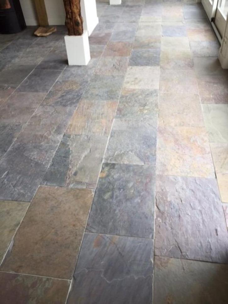 RESTPARTIJ VAN 31,2 M2 LEISTEEN TEGELS 40X60 CM, Huis en Inrichting, Stoffering | Vloerbedekking, Nieuw, Overige typen, Ophalen of Verzenden