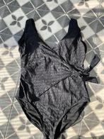 BEACHWAVE badpak met beugel en panter flockprint 40F, BEACHWAVE badpak met beugel en panter flockprint 40F, Zwart, Nieuw, Badpak