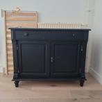 Antieke commode zwart, Kinderen en Baby's, Kinderkamer | Commodes en Kasten, Ophalen, Gebruikt, 50 tot 70 cm, 100 cm of meer