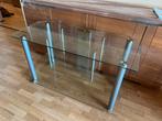 Gratis ophalen Televisie Meubel Glas TV kast Export, Ophalen, Gebruikt, 100 tot 150 cm, Glas