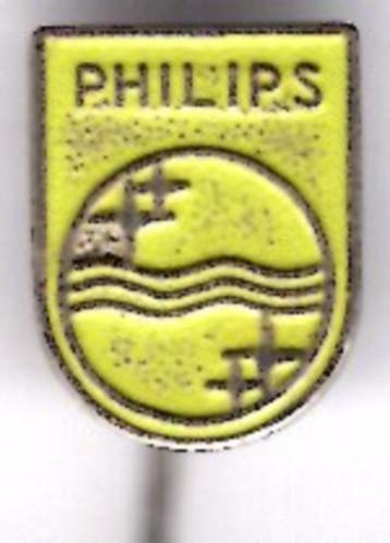 Philips lichtgeel op zilverkleurig speldje ( V_209 ) beschikbaar voor biedingen