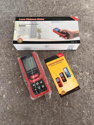 Laser afstandsmeter (nieuw in verpakking) beschikbaar voor biedingen