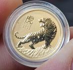 1/10oz lunar 3 2022 tijger Australië, Verzenden, Goud
